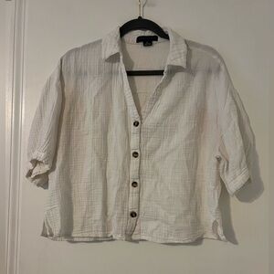 Sanctuary Textured White Shirt size XL (SKUK111)